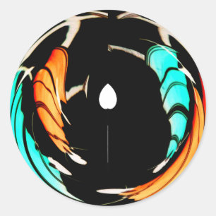 Adesivo Impressão de Arte de Padrão Tradicional Africano