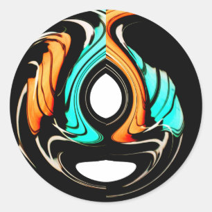 Adesivo Impressão de Arte de Padrão Tradicional Africano