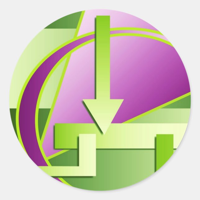 Adesivo impressão de arte digital "Diagrama de Circuito" (Frente)