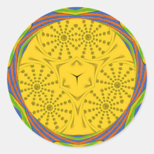 Adesivo Impressão de arte egípcia com Design de quadros ch