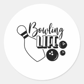 Adesivo Impressão de Camisa de Vida da boliche