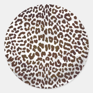 Adesivo Impressão de Chocolate Leopardo