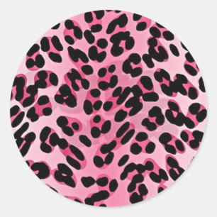 Adesivo Impressão de Guepardo Rosa RAB Rockabilly