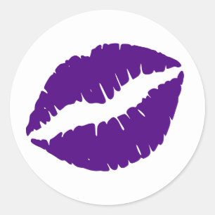 Adesivo Impressão de Lipstick