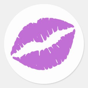 Adesivo Impressão de Lipstick médio