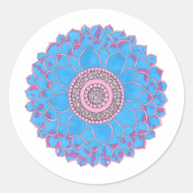 Adesivo Impressão de Mandala (Frente)