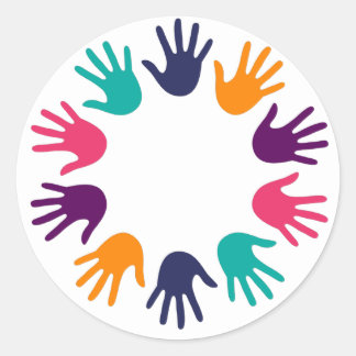 Adesivo Impressão de mão