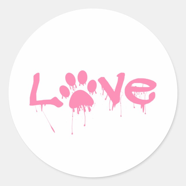 Adesivo Impressão de Paw (Frente)