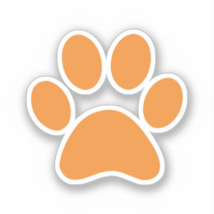 Adesivo Impressão de Paw