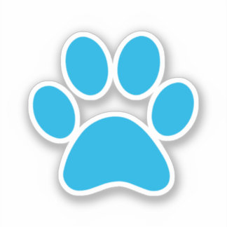 Adesivo Impressão de Paw