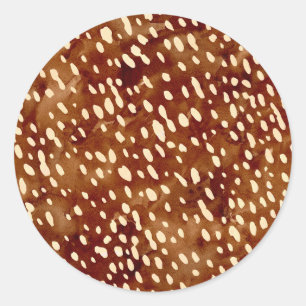 Adesivo Impressão de veado de aquarela