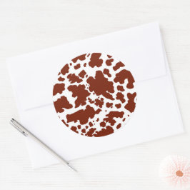 Adesivo Impressão em animais de textura castanha moderna d