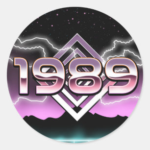 Adesivo Impressão fotográfica eletrônica de 1989