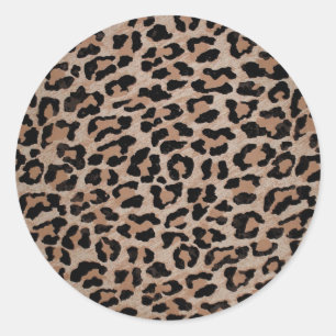 Adesivo impressão-leopardo-de-chita