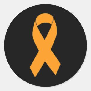 Adesivo Impressão Múltipla Esclerose Ms Orange Ribbon