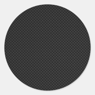Adesivo Impressão preto do estilo da fibra do carbono