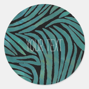 Adesivo Impressão Teal Zebra