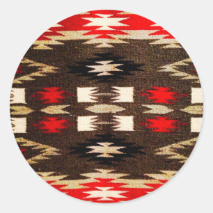 Adesivo Impressão tribal do design do nativo americano