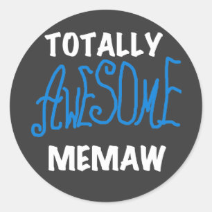 Adesivo Impressionante Memaw Blue T shirts e presentes