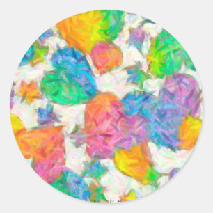 Adesivo Impressionista Pastel Namorados Hearts