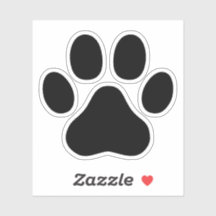 Impressões de pata animal com 5 dedos