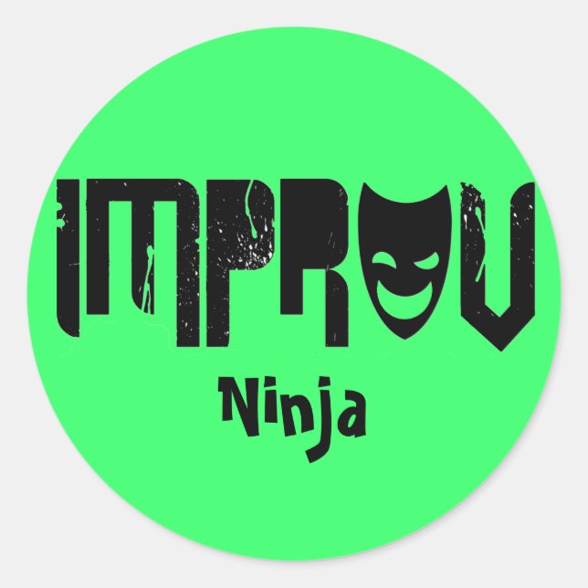 Adesivo Improv! (Frente)