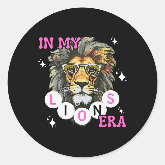 Adesivo In My Lions Era Team Squad Back To School Mascot S (Frente)