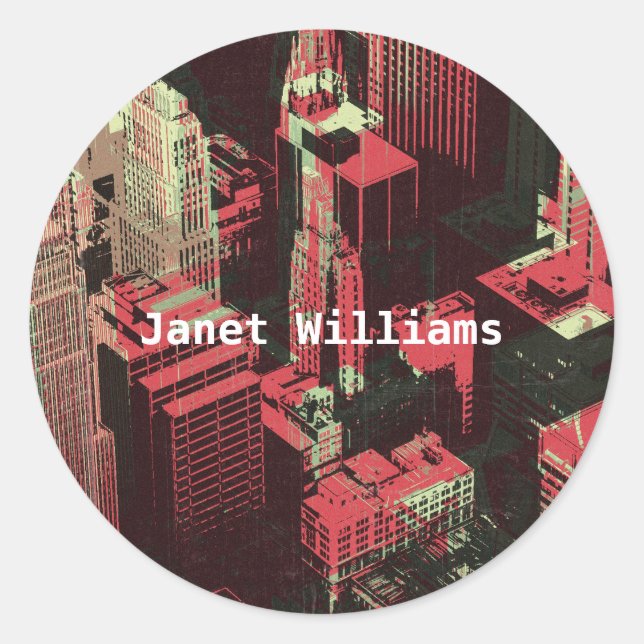 Adesivo In the city (Frente)