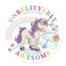 Inacreditavelmente Incrível Unicorn Sticker