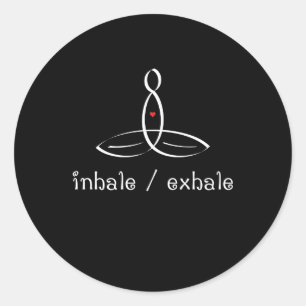Adesivo Inale expiram - o estilo extravagante do branco