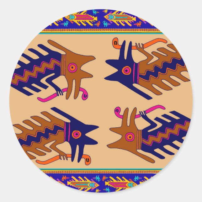 Adesivo Inca Tribal Serpente (Frente)