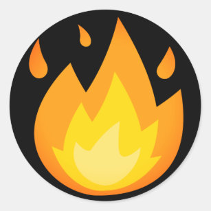 Adesivo Incêndio Intenso Emoji