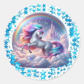 Adesivo Incêndio no Castelo Unicorn Sticker - Rainbow Fant