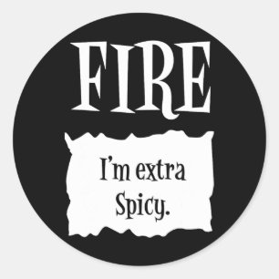 Adesivo Incêndio - Roupa de Taco de Halloween de Hot Packe