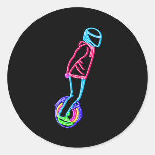Adesivo Inclinação do Cheio Unicycle elétrico Neon EUC