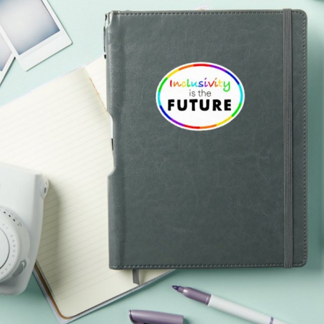 Adesivo Inclusividade é a FUTURA Consciência da Neurodiver (Criador carregado)