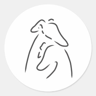 Adesivo Incomodando os ganchos dos Greyhounds