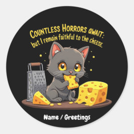 Adesivo Incontáveis Horrores Esperam, Mas Eu Permaneço Fie