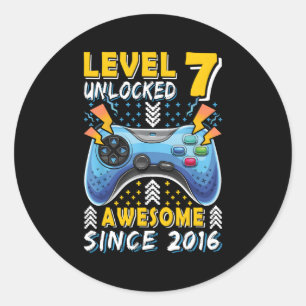 Adesivo Incrível Desde 2016 Gamer 7 7