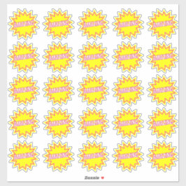 Adesivo Incrível Divertido Professor Engraçado Recompensa