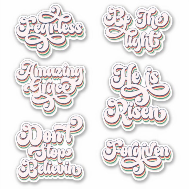 Adesivo Incrível Grace Christian Trust Vinyl Sticker (Frente)