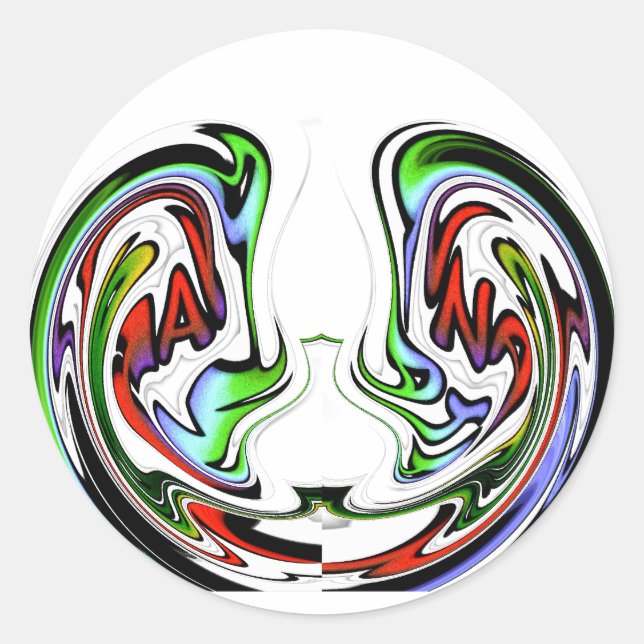 Adesivo Incrível Impressão de Arte do Corredor de Hakuna M (Frente)