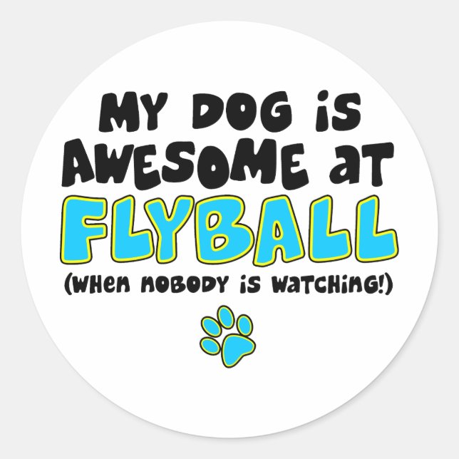 Adesivo Incrível no Flyball (Frente)