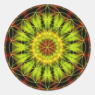 Adesivo Independência de Mandala com flor da vida de Tutti