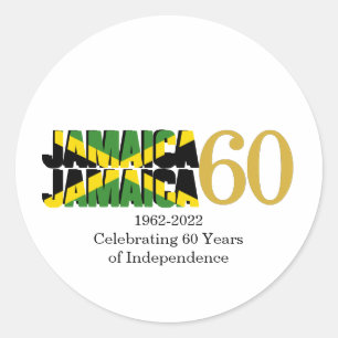 Adesivo Independência Patriótica JAMAICA 60º Aniversár