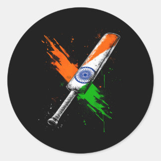 Adesivo India Cricket T Cricket Warrior British Flag Crick