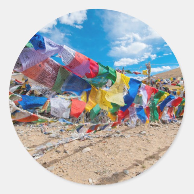 Adesivo Índia, Jammu e Caxemira, Ladakh, Namshangla Pass (Frente)