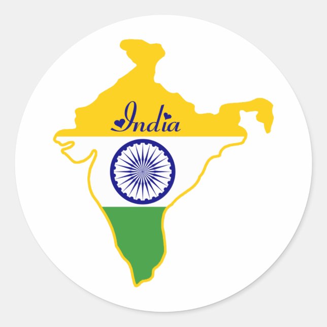 Adesivo India Sticker (Frente)