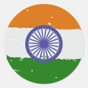 Adesivo INDIAN FLAG com efeito de pincel