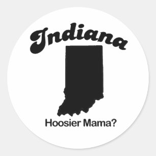 Adesivo Indiana - Mama do Hoosier